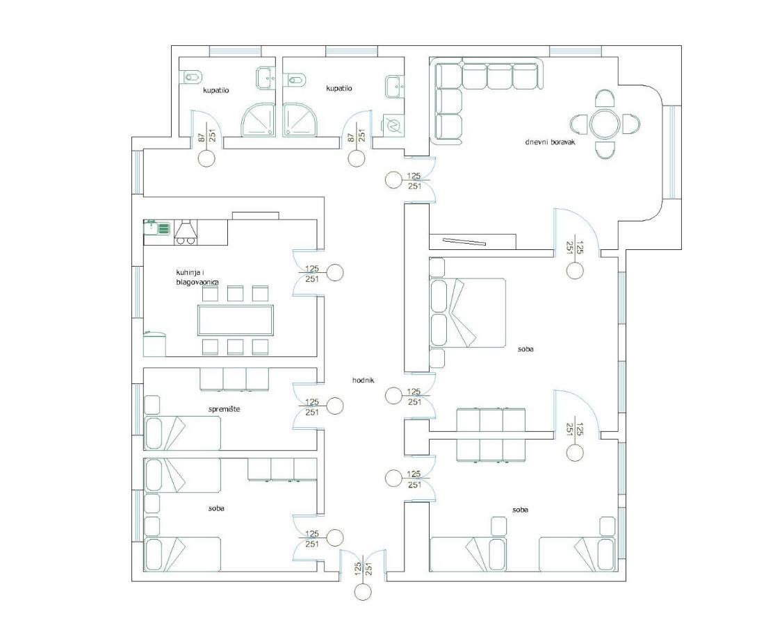 Apartment In The Top Center Of Old Town Pula Exteriér fotografie